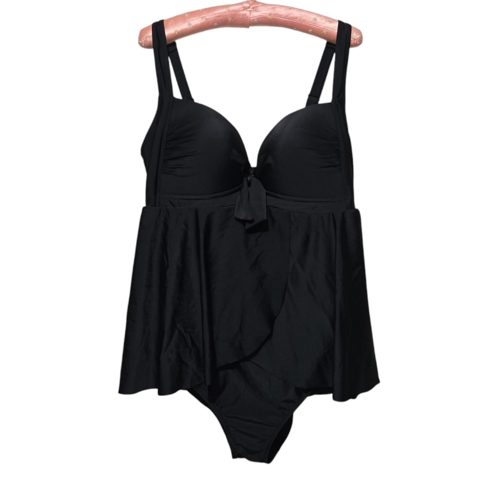 Torrid Black One Piece Swimsuit